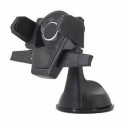 Easy Clip Windshield and Dashboard Car Mount Holder for Phone KI-031 (Black)